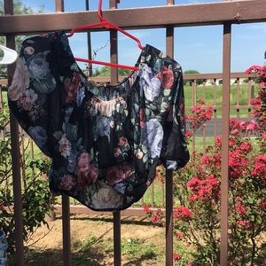 Floral crop top